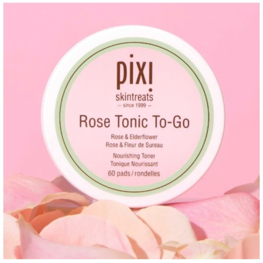 PIXI Rose Tonic To-Go tonig pads 60count new